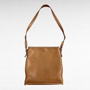 VINTAGE | COACH | Saddle Brown Glove-Tanned Plaza Bucket Bag Made in USA, 1997
